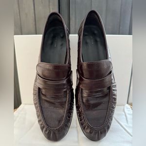 The Row soft loafer eelskin